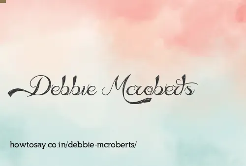 Debbie Mcroberts