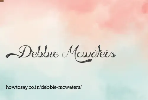 Debbie Mcwaters