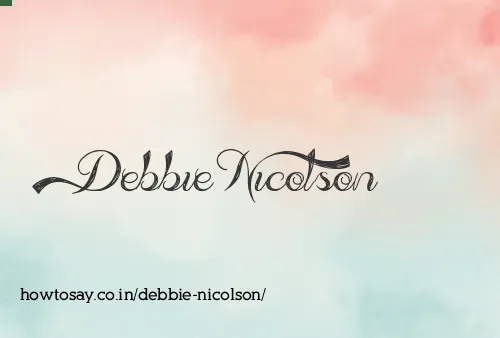 Debbie Nicolson
