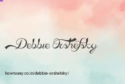 Debbie Orshefsky