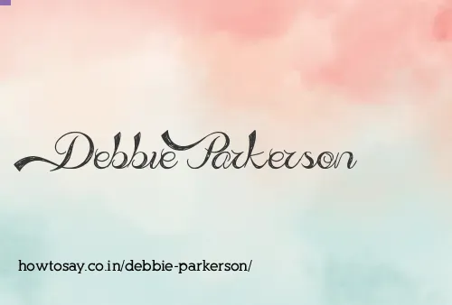 Debbie Parkerson