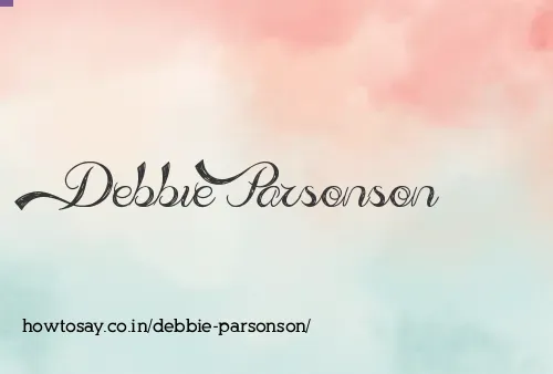 Debbie Parsonson