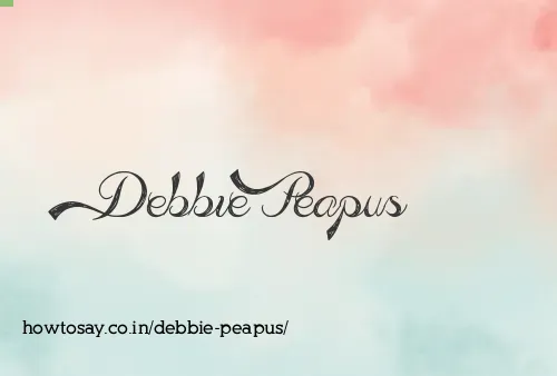 Debbie Peapus