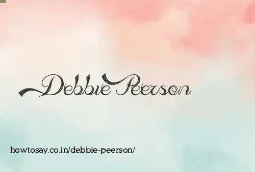 Debbie Peerson