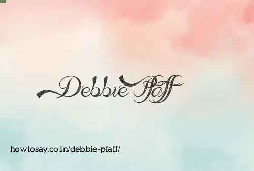 Debbie Pfaff