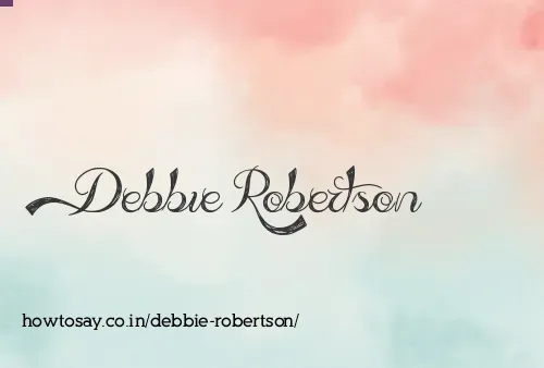 Debbie Robertson