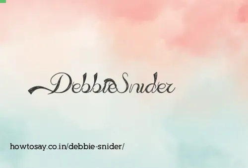 Debbie Snider