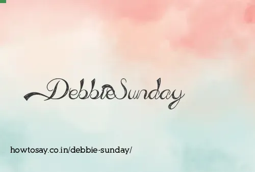 Debbie Sunday