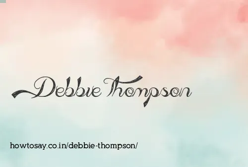 Debbie Thompson