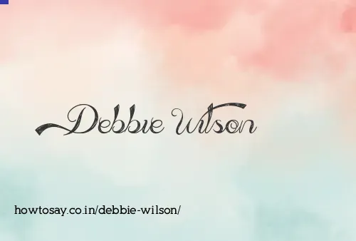 Debbie Wilson