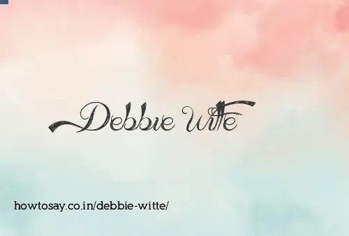 Debbie Witte