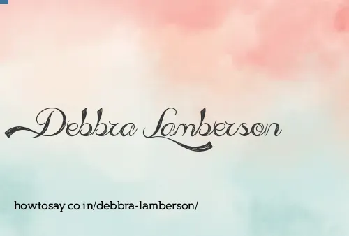 Debbra Lamberson