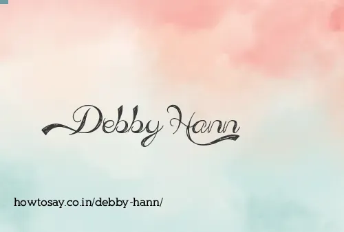 Debby Hann