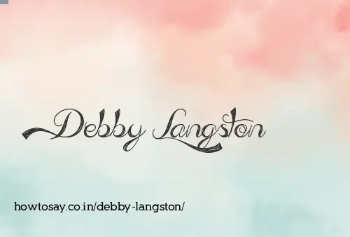 Debby Langston