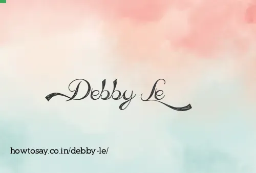 Debby Le