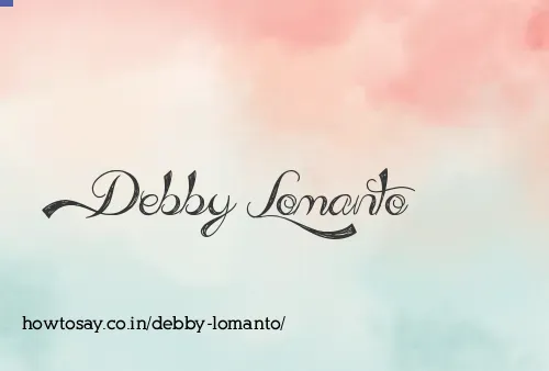 Debby Lomanto