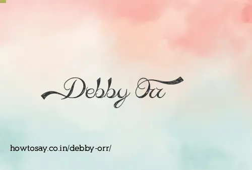 Debby Orr