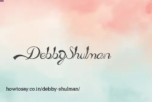 Debby Shulman