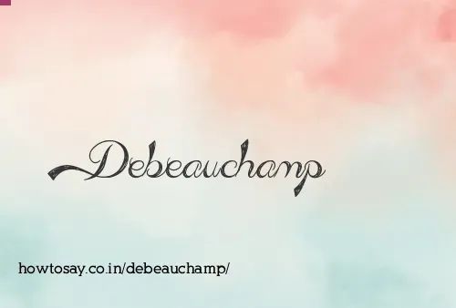 Debeauchamp