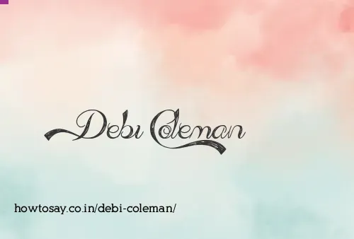 Debi Coleman