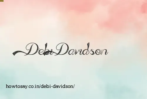 Debi Davidson