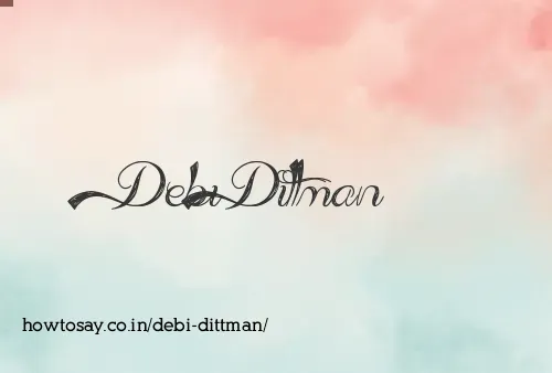 Debi Dittman