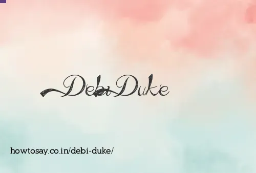 Debi Duke