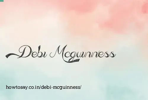 Debi Mcguinness