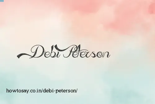 Debi Peterson