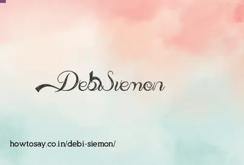 Debi Siemon