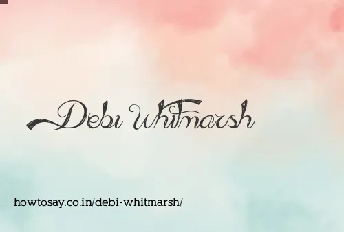 Debi Whitmarsh