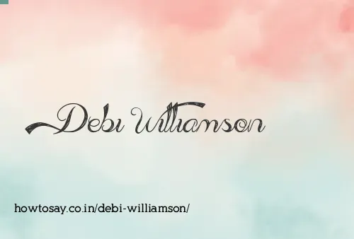 Debi Williamson