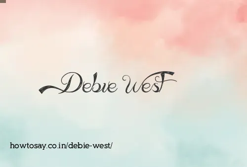 Debie West