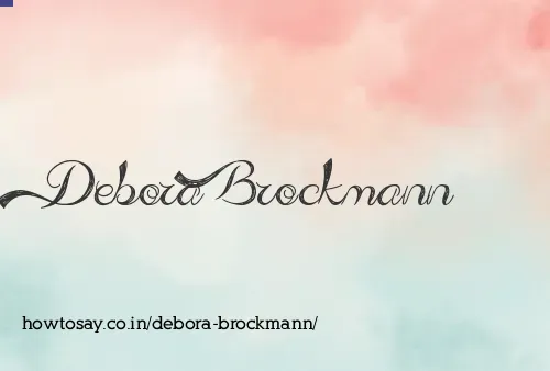 Debora Brockmann