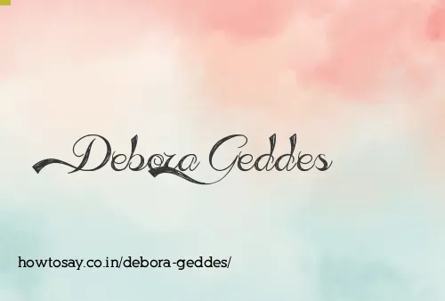 Debora Geddes