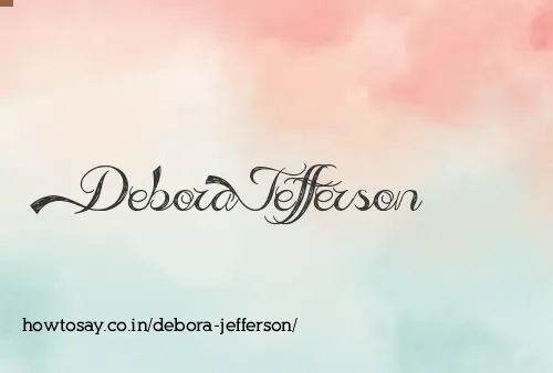 Debora Jefferson