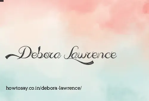 Debora Lawrence