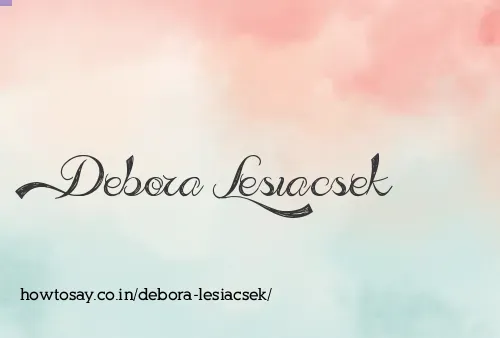 Debora Lesiacsek