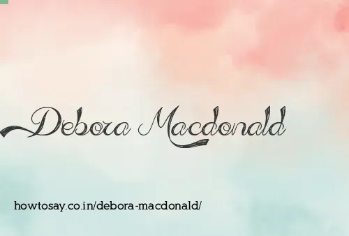 Debora Macdonald