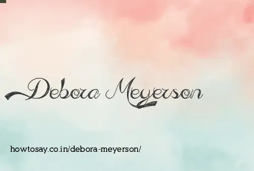 Debora Meyerson