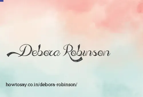 Debora Robinson