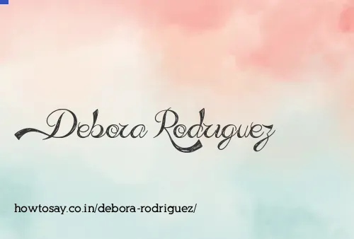 Debora Rodriguez