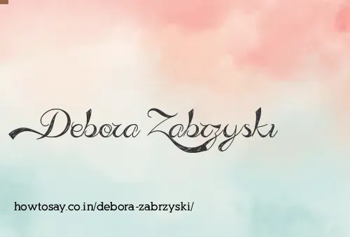 Debora Zabrzyski