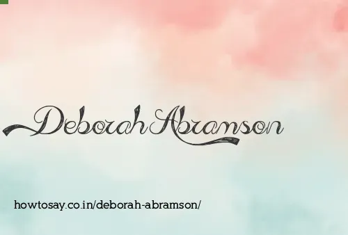 Deborah Abramson