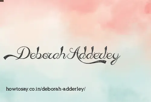 Deborah Adderley