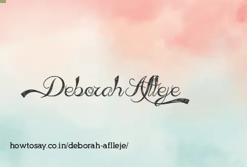 Deborah Aflleje