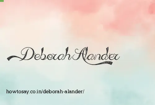 Deborah Alander