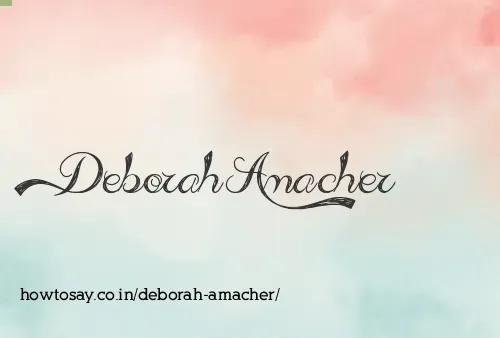 Deborah Amacher