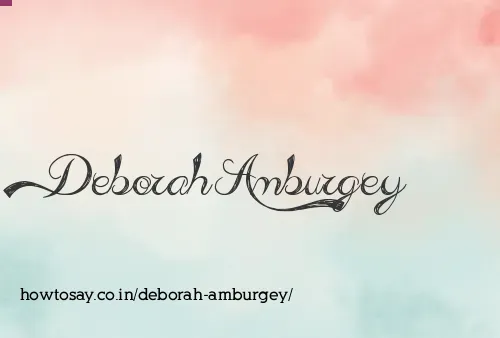 Deborah Amburgey