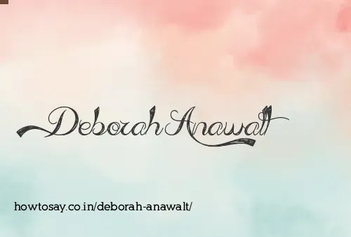 Deborah Anawalt